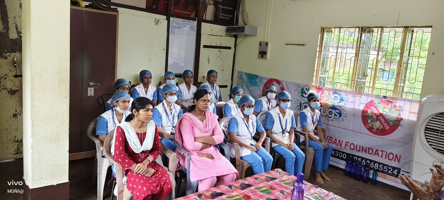 Awareness session with nursing students