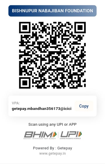 Nabajiban Foundation donation QR code